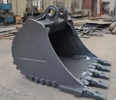High quality excavator cleaning bucket 20-25 ton model, universal thickened wear-resistant steel plate, available in stock at Construction Machinery Home