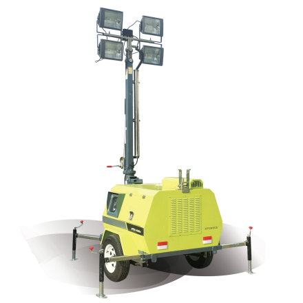 4TN4000 Trailer type mobile lighting vehicle