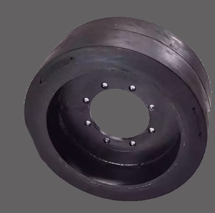 product Rubberized Solid Rubber Tyre for  W100 Road Milling Machine P/N 2136695