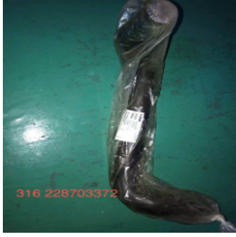 XCMG road roller engine water inlet hose part number 2287033732