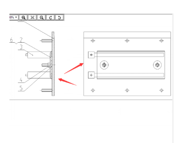 XCMG paver left extension bottom plate part number 201319067