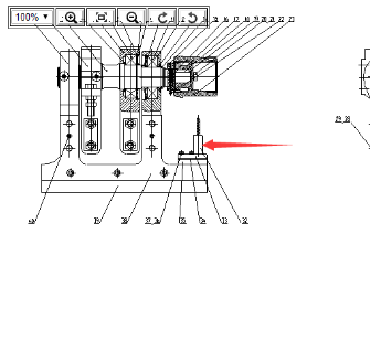XCMG paver extension heating rod rammer part number 803740851