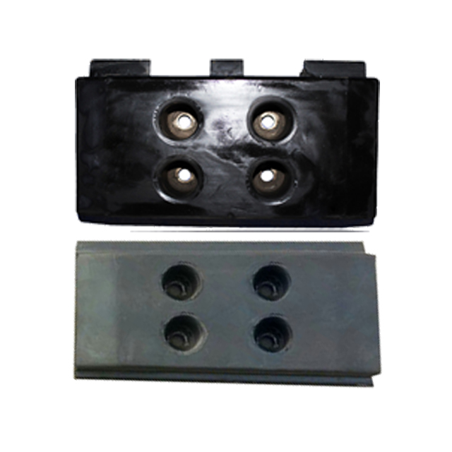XCMG paver rubber track shoe part number 800302184