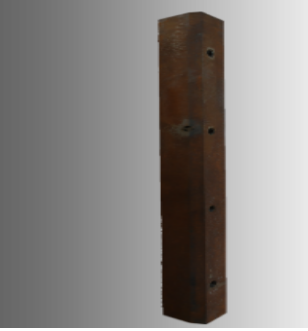 XCMG paver 0.5m left auxiliary vibrating beam part number 201307573