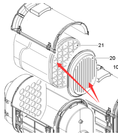  Regenerator 2185460 Air Filter Inner Core and Outer Core Applicable Part Number 2185463
