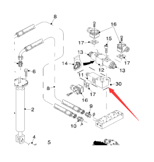  Milling Machine Height Adjustment Solenoid Valve Part No.2045720