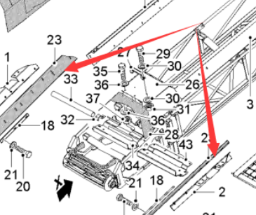 The rubber deflector part number of  milling machine is 2328109