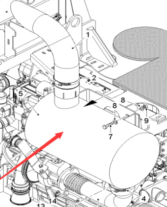  muffler part number 2321689