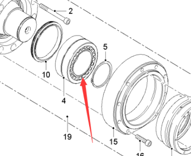  milling machine ball roller bearing part number 21715