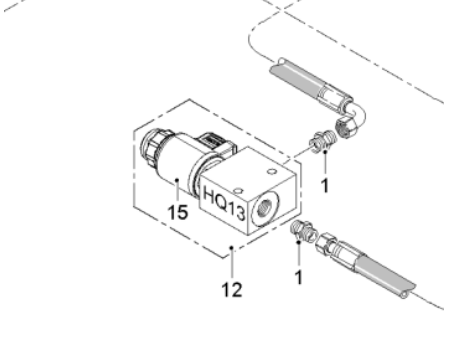  milling machine scraper lifting solenoid valve part number 2477519