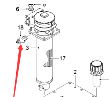 planer fluid filter blockage sensor part number 2251737