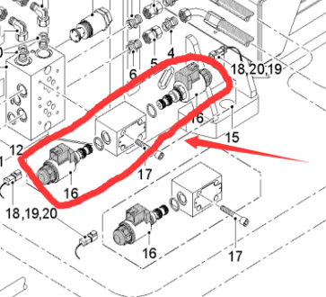 milling machine solenoid valve assembly part number 2477861