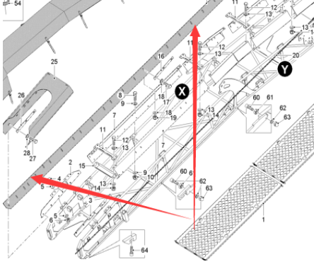 milling machine rubber deflector part number 2185762