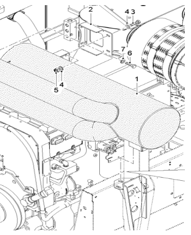  milling machine silencer part number 2535599