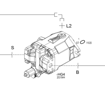  milling machine cylinder working pump part number 2531944