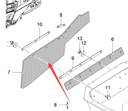  milling machine rubber cover part number 2123730