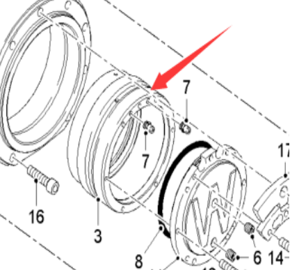  milling machine milling bearing housing part number 113850