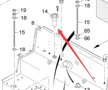  milling machine box level sensor part number 191887