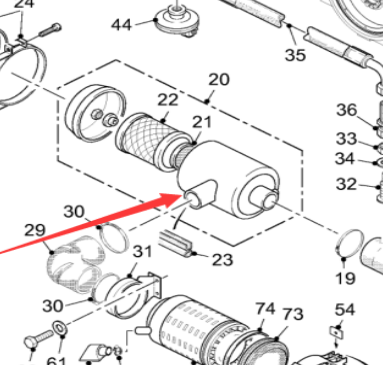  planer air filter assembly part number 194005