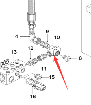  milling machine hydraulic blockage indicator part number 198426