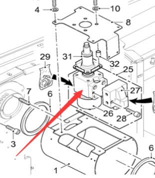  milling machine steering gear part number 33297