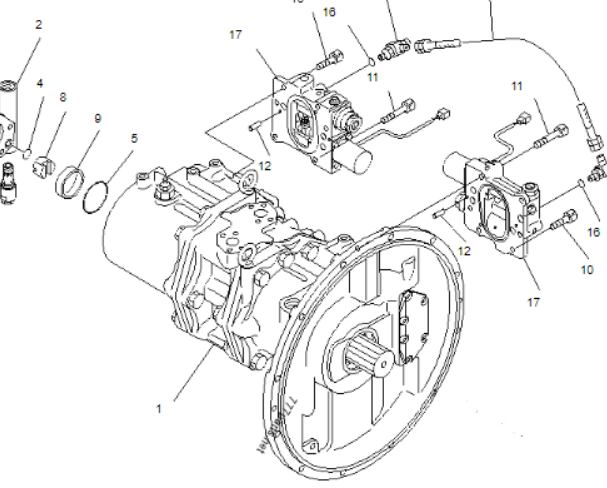 Excavator Pc300-6 Komatsu Hydraulic Pump 708-2H-00110 Main Pump