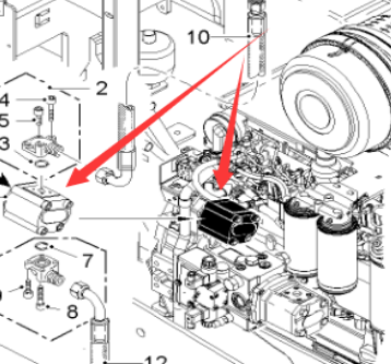  milling machine feed belt hydraulic pump part number 2077246