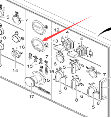  planer tachometer 30V part number 102379