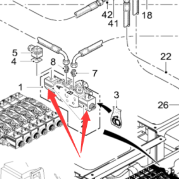  milling machine tailgate lifting solenoid valve coil part number 186780
