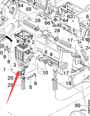  milling machine oil-water separator assembly part number 122647