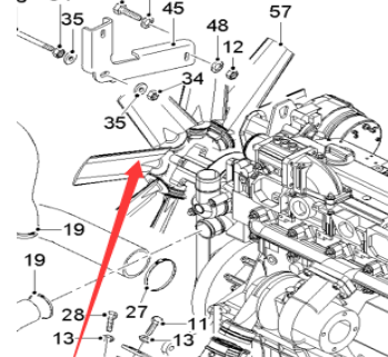  milling machine engine fan part number 2124571