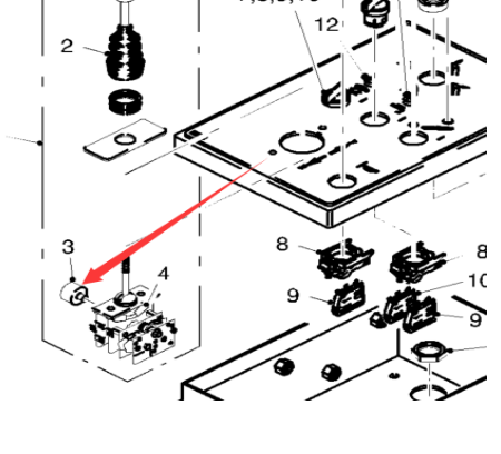  milling machine travel potentiometer part number 72601