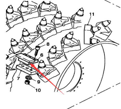  Milling Machine Throw Board Base Part Number 77892