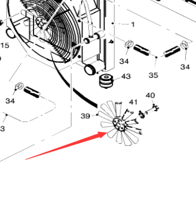  milling machine engine fan blade part number 160901