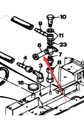  Milling Machine Diesel Hand Pump Part Number 73083