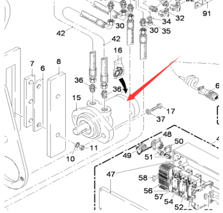  Milling Machine Milling Hub Drive Motor Repair Kit Part Number 18253