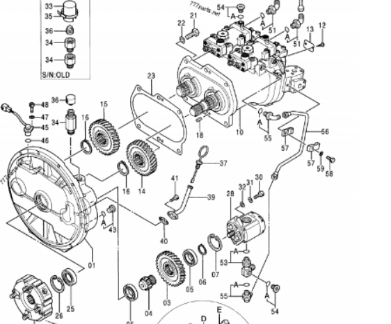 Belparts Crawler Excavator Ex200-5 Hydraulic Main Pump 9150726 Piston Pump 9152668 For Hitachi 