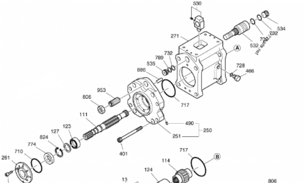 Dx225lc Excavator Main Hydraulic Piston Pump K1000698E For Doosan 