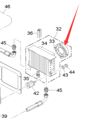  Milling Machine Diesel Cooling Fan Part Number 72370