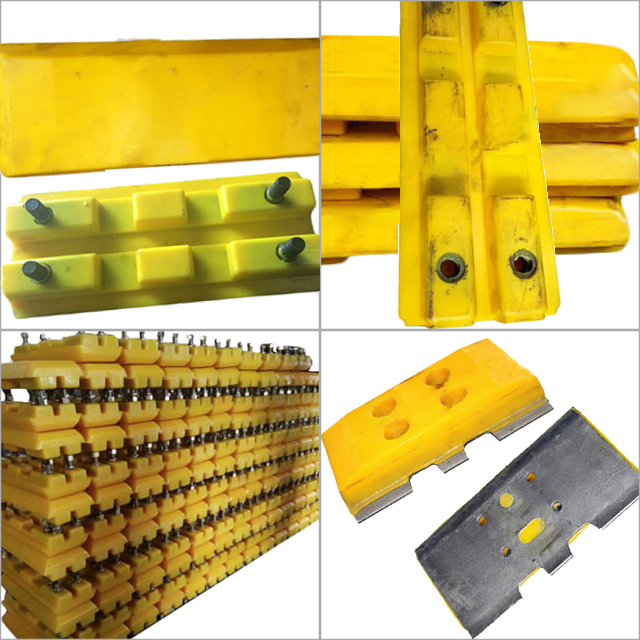 Pavement Milling Machine Split Track Shoe Rubber Block Part No. 24111112