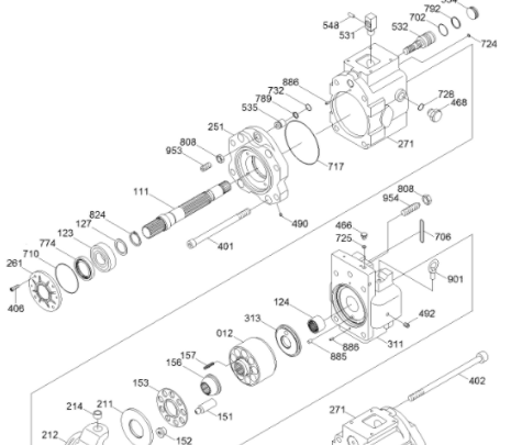 31qa-10010 Hyundai Pump Assy For Crawler Excavator R360lc9 R380lc9a R380lc9dm R380lc9mh R430lc9 
