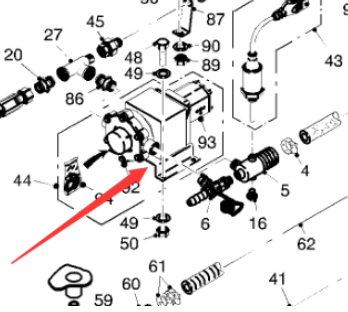  Pavement Milling Machine Hydraulic Water Pump Part Number 142023