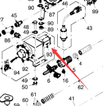  Pavement Milling Machine Sprinkler Pump Drive Motor Part Number 154554