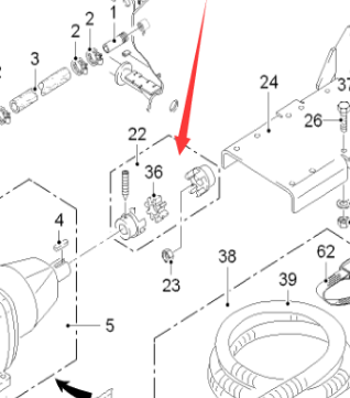 Pavement Milling Machine Water Injection Pump Coupling Part Number 128740