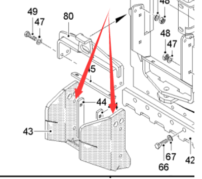  Pavement Milling Machine Discharge Rubber Part Number 182623