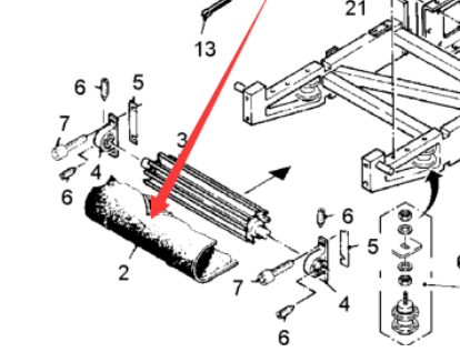  Pavement Milling Machine Conveyor Belt Part Number 71478