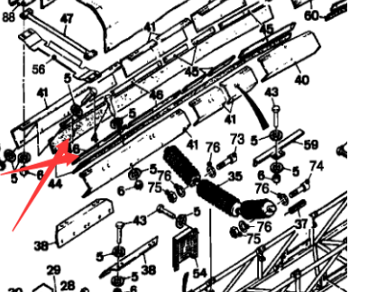 Pavement Milling Machine Rubber Deflector Part Number73113 