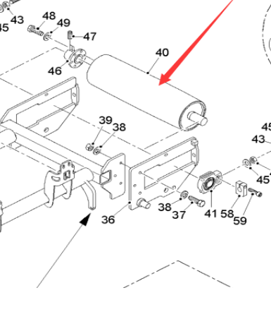  Pavement Milling Machine Primary Drive Roller Part Number 190358