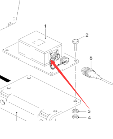  Pavement Milling Machine Cross Slope Sensor Part Number 73894