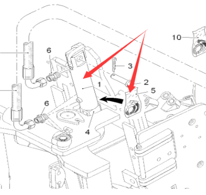  Pavement Milling Machine Scraper Lift Cylinder Part Number 172086